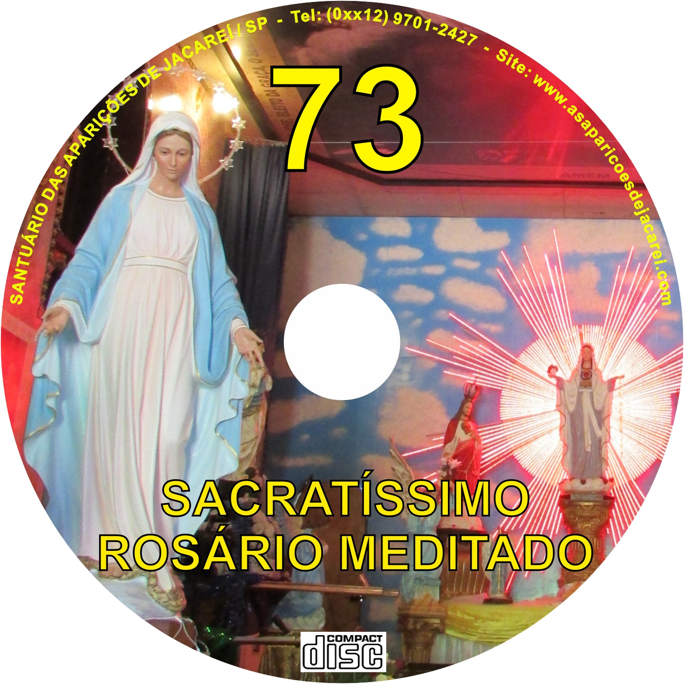 CD Rosário Meditado 073 CD Rosário Meditado 073